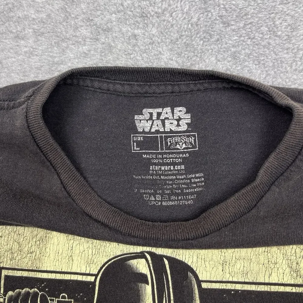 Star Wars Darth Vader Spades Playing‎ Card T-Shirt By Fifth Sun Men's Size L